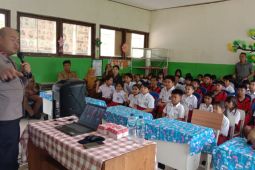 Siswa SD Negeri I Kinarum ikuti penyuluhan bahaya narkoba