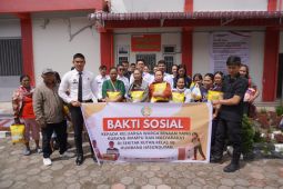 Rutan Humbahas beri batuan sembako pada keluarga warga binaan