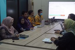 Diskominfo HSS terima kunjungan visitasi dan validasi tim monev KI Kalsel