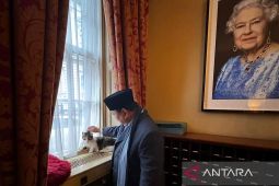 Prabowo sempat bertemu Larry the Cat saat kunjungi Inggris