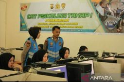 Polda Sumsel lakukan tes psikologi 119 calonBintara Pertanian