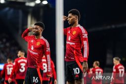 Marcus Rashford kecam klaim "konyol" kabar ia hengkang dari MU