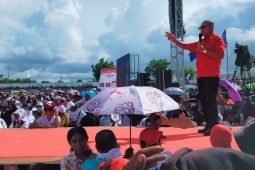 Massa tumpah ruah banjiri Kampanye Akbar MTH-VR di Stadion Maren