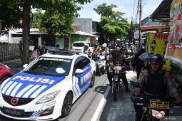 Patroli gabungan pengamanan Pilkada di Madiun