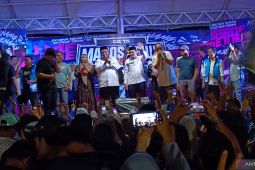 Chaidir Syam sampaikan pidato kemenangan hasil hitung cepat Pilkada Maros