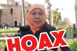 Cagub Jatim Khofifah tegaskan video dirinya janji bagikan santunan adalah hoaks