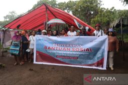 Kantor Berita ANTARA salurkan bantuan kepada warga terdampak erupsi Lewotobi