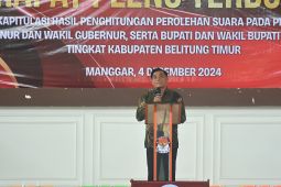 Partisipasi pemilih warga Beltim tertinggi se-Babel
