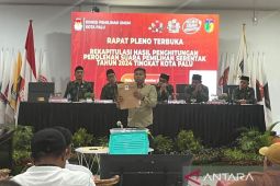 KPU-Palu mulai pleno perhitungan suara tingkat kota Pilkada 2024