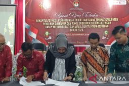 KPU Parigi sebut angka partisipasi pemilih pilkada 69,84 persen