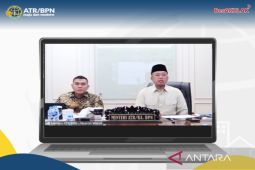 Menteri Nusron temui Kanwil BPN Provinsi Papua dan Sumatra Utara secara daring