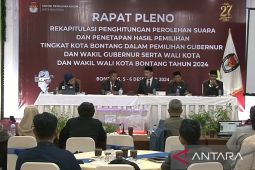 KPU Bontang umumkan hasil rekapitulasi tingkat kota