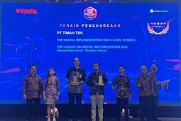 PT Timah raih dua penghargaan bergengsi di Top Digital Awards 2024