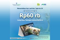 Bank Kalsel berikan "cashback" buka tabungan saat HUT ke-59 Tapin