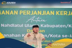 Menteri Nusron optimalkan pengelolaan tanah telantar untuk wakaf produktif