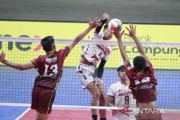 Kejurnas Voli U-19, Bharata Muda dan Bukit Asam petik kemenangan