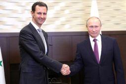 Bashar al Assad beserta keluarga tiba di Moskow