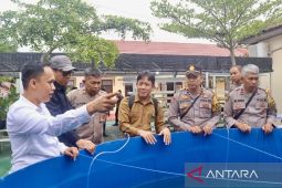 Polisi di Balangan dilatih cara budidaya ikan sistem bioflok