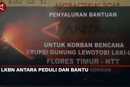 LKBN Antara peduli dan bantu korban erupsi Gunung Lewotobi