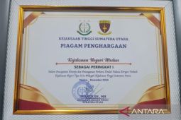 Kejari Medan raih peringkat pertama kinerja terbaik di bidang pidsus se-wilayah Sumut