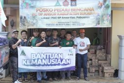 GP Ansor dan RMS salurkan bantuan untuk korban banjir di Sukabumi