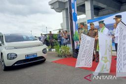 Wamendes PDT lepas touring mobil listrik di Bangka Belitung