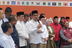 Pasangan RIDO terima hasil Pilkada