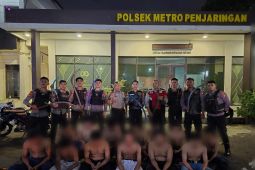 Polisi tangkap belasan remaja bersajam di Jakarta Utara