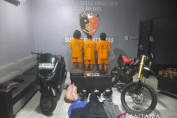 Polda Babel ringkus tiga kawanan pencuri gunakan sajam