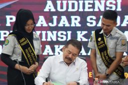 Jaksa Agung harap duta pelajar sadar hukum  jadi teladan edukasi hukum