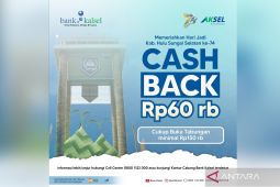 Bank Kalsel tawarkan "cashback" Rp60 ribu rayakan HSS dan Tanah Laut