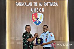 Lantamal IX-Lanud Pattimura Ambon perkuat sinergisitas jaga wilayah teritorial