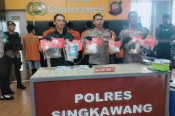 Polres Singkawang tangkap tujuh tersangka narkotika
