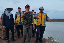 BNPB memastikan perbaikan tanggul Sungai Wulan Demak kuat tahan banjir