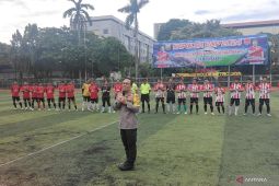 Turnamen Kapolda Cup 2024 menjadi ajang silaturahmi wartawan kriminal