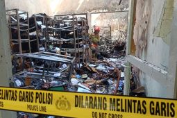 Bekas kantor Dinkes Bojonegoro terbakar akibat korsleting listrik