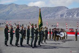 Peringatan HUT ke 58 Polhut di kawasan Gunung Bromo