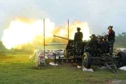 TNI AD latihan perang senjata berat pemusnah pesawat