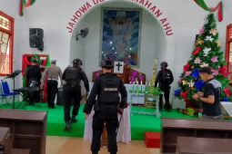 Polisi Bangka Barat amankan ibadat natal sejumlah gereja