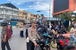 Polresta Kendari amankan 45 kendaraan yang gunakan knalpot brong