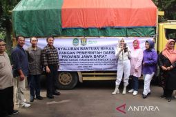 DKPP Jabar salurkan beras cadangan Pemprov untuk bantu korban bencana di Sukabumi
