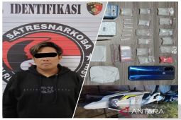 Pria asal Banjarmasin tertangkap tangan edarkan sabu dan inek