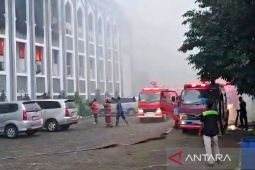 Gedung Universitas Islam Negeri Jakarta terbakar