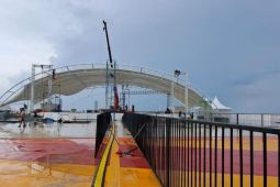 Pantai Merpati Bulukumba disiapkan untuk pesta malam  pergantian tahun