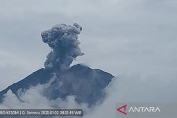 Gunung Semeru erupsi hari ini, letusan hingga 1.000 meter