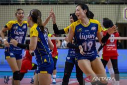 Laga Jakarta Livin Mandiri vs Jakarta Elctric buka Proliga seri Bandung