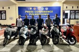 Polres Luwu dan Wajo amankan 27 barang bukti kasus pencurian motor