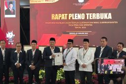 KPU tetapkan Andra Soni dan Dimyati menjadi  Gubernur dan Wagub Terpilih Banten