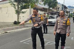 Polisi ungkap tujuh titik tabrakan dalam kecelakaan maut bus di Kota Batu