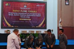 KPU Paser tetapkan Fahmi-Ikhwan bupati dan wakil bupati terpilih